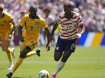 Estados Unidos vence a Australia. EFE/S. BRASHEAR