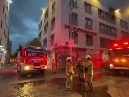 Reportan incendio en la habitación de un hotel en el Centro de Guadalajara