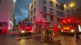 Reportan incendio en la habitación de un hotel en el Centro de Guadalajara