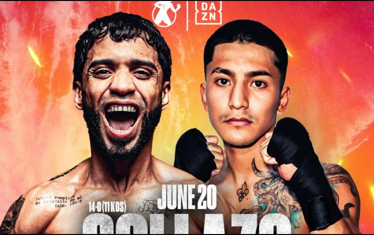Collazo vs. Valdez. La pelea se llevará a cabo en un peso superior al planeado originalmente. X/GoldenBoyBoxing