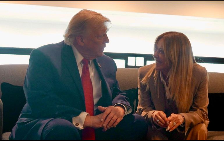 Trump y Meloni se enfrentan en redes sociales tras su encuentro en el G-7. EFE / ARCHIVO