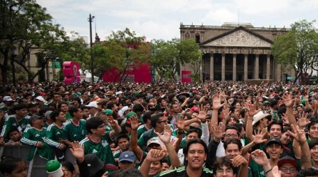 La capital de Jalisco prácticamente duplica el alcance de Los Ángeles y Monterrey, dos de las sedes con mayor actividad en redes sociales durante la Copa del Mundo. AFP / R. Rosas