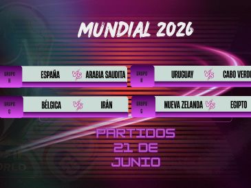 España, Bélgica y Uruguay protagonizan la jornada dominical de la fase de grupos del Mundial 2026. ESPECIAL / CANVA