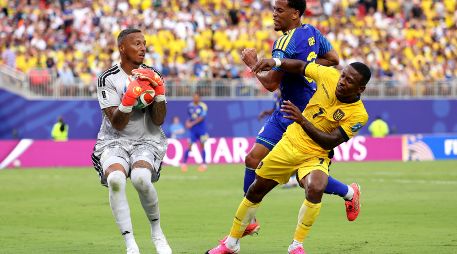 Curazao hizo historia al sumar su primer punto mundialista tras empatar 0-0 ante Ecuador. AFP.
