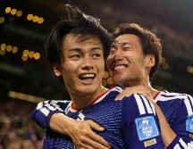 Ayase Ueda anotó dos de los goles japoneses. AP/S. Yaker