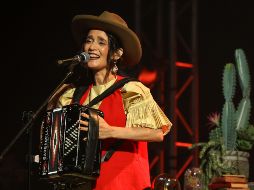 Julieta Venegas. La cantautora disfrutó su presentación en el Teatro Diana. EL INFORMADOR/A. Navarro