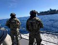 La Marina también localizó y aseguró 137 kilos de cocaína en el puerto de Lázaro Cárdenas, Michoacán. SUN/ESPECIAL