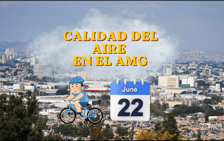 De acuerdo con la SEMADET, este lunes 22 de junio el AMG se encuentra el AMG libre de contingencia ambiental. EL INFORMADOR / ARCHIVO