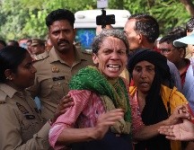 Funcionarios indios señalaron que al menos 10 personas fueron rescatadas de Lucknow. AP/S. Kumar