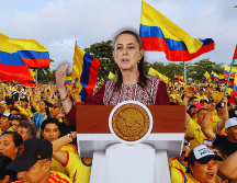 Ante el avance del derechista Abelardo de la Espriella en las elecciones presidenciales de Colombia, la Presidenta Claudia Sheinbaum Pardo pidió esperar al conteo final. EFE / ARCHIVO / J. Méndez