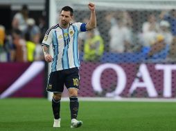 Lionel Messi escribió otro capítulo en su carrera al marcar sus goles 17 y 18 en Copas del Mundo. EFE / J. McWhorter
