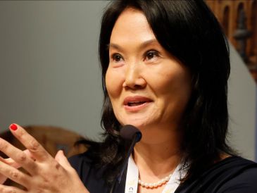 Fotografía de archivo de la candidata a la presidencia de Perú, Keiko Fujimori, durante una entrevista con EFE, en Sevilla, España. EFE/J.Vidal
