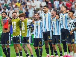 Messi aprovechó una serie de rechaces defensivos en el área chica para empujar el balón y decretar el dos por cero definitivo. EFE / J. McWhorter