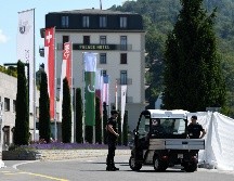 Irán, Estados Unidos y los mediadores estuvieron toda la noche del domingo en el complejo turístico de Bürgenstock, Suiza intentando llegar a un acuerdo de paz. XINHUA/L. YI