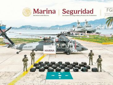 Con lo incautado se evitó que más de seis millones de dosis de droga salieran a las calles. ESPECIAL