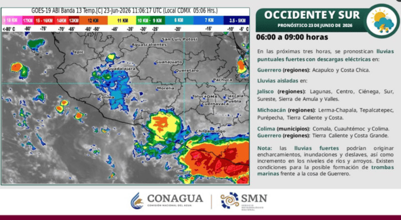 &nbsp;X / @conagua_clima