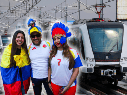 Por el partido mundialista entre Colombia y RD Congo, el Tren Ligero de Guadalajara extenderá su horario. EL INFORMADOR/J. Acosta ESPECIAL/Gobierno de Jalisco