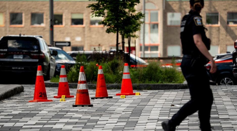 El ataque en Montreal, Canadá, se produjo este pasado lunes por la mañana en las inmediaciones del hotel Hilton Garden Inn, en el oeste de Montreal. Christopher Katsarov/The Canadian Press/AP