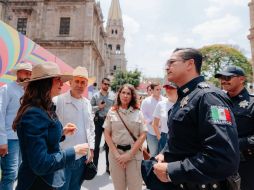 Verónica Delgadillo reiteró el llamado para que los tapatíos hagan suyo el espacio público y convivan con orden. ESPECIAL