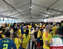 La seguridad han sido fortalecida para mantener el orden en el Estadio Guadalajara. EL INFORMADOR / L. ASCANIO