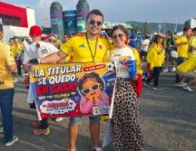 La pareja vivió una experiencia inolvidable en México, marcada por la pasión futbolera y la hospitalidad tapatía. EL INFORMADOR/ A. RODRÍGUEZ.