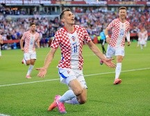 Ante Budimir aprovechó una acción dentro del área para enviar el balón al fondo de las redes y darle la ventaja a Croacia. EFE/ Bienvenido Velasco