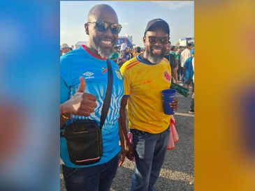 Aficionados del Congo se hacen presentes en el Estadio Guadalajara. EL INFORMADOR / A. RODRÍGUEZ