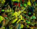 El Estadio Guadalajara se viste de amarillo este martes. EL INFORMADOR / J. ACOSTA