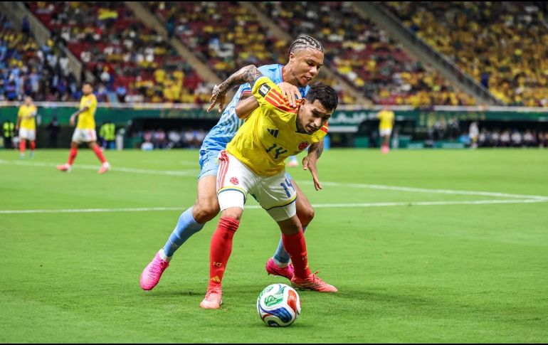 Colombia dominó gran parte del encuentro y encontró el gol tras insistir durante 76 minutos. EL INFORMADOR/ A. NAVARRO.