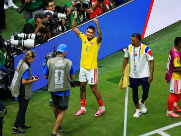 La anotación de Daniel Muñoz sentenció el triunfo del combinado colombiano. EL INFORMADOR/ J. Acosta