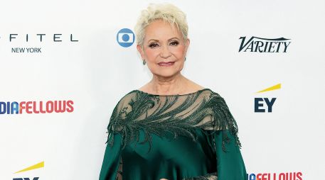 Adriana Barraza. Foto de la actriz durante su asistencia a la edición 52 los Premios Emmy Internacionales, en 2024. AFP/ D. Dipasupil