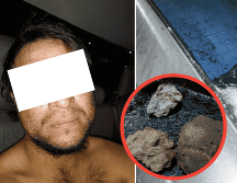 El ahora detenido, quien dijo llamarse Mario Alberto “N”, de 32 años, fue puesto a disposición del Ministerio Público. ESPECIAL