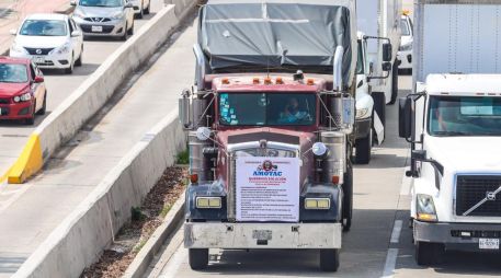 Los dirigentes de transportistas de la AMOTAC exigen, principalmente, garantías de seguridad en carreteras de México. EL INFORMADOR / A. Navarro