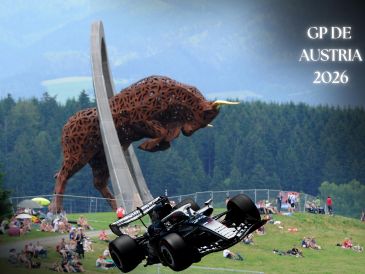 Sergio "Checo" Pérez buscará sumar sus primeros puntos de la temporada con la escudería Cadillac en el Red Bull Ring. ESPECIAL / CANVA