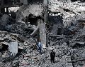 El ataque se produce mientras prosiguen en Washington las conversaciones impulsadas por Estados Unidos para consolidar una tregua duradera entre el Líbano e Israel que ponga fin a casi cuatro meses de conflicto en el sur del país. EFE/W. HAMZEH