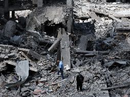 El ataque se produce mientras prosiguen en Washington las conversaciones impulsadas por Estados Unidos para consolidar una tregua duradera entre el Líbano e Israel que ponga fin a casi cuatro meses de conflicto en el sur del país. EFE/W. HAMZEH