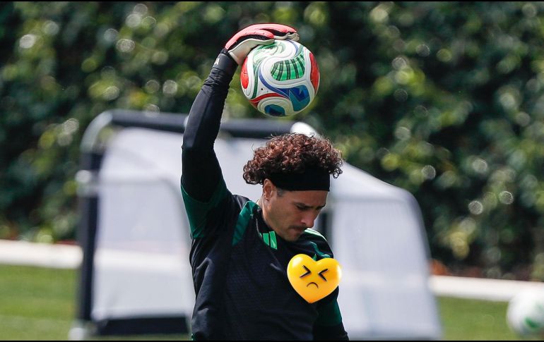 El portero mexicano Guillermo Ochoa durante un entrenamiento de la selección nacional de México en el marco del Mundial 2026. EFE / ARCHIVO