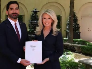 En su reunión con Crowley, Lazzeri apostó por la "cooperación constante" entre México y Estados Unidos. X/robertolazzeri