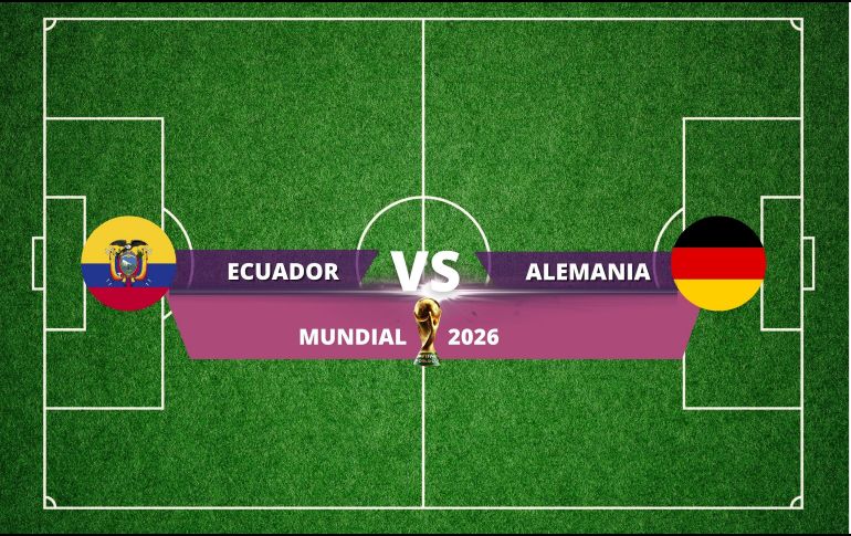 El Estadio Nueva York/Nueva Jersey recibe el partido entre Ecuador y Alemania por la última jornada del Grupo E del Mundial 2026. ESPECIAL / CANVA