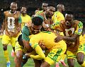 Sudáfrica hace historia y vence a Corea del Sur. AFP/Y. CORTEZ