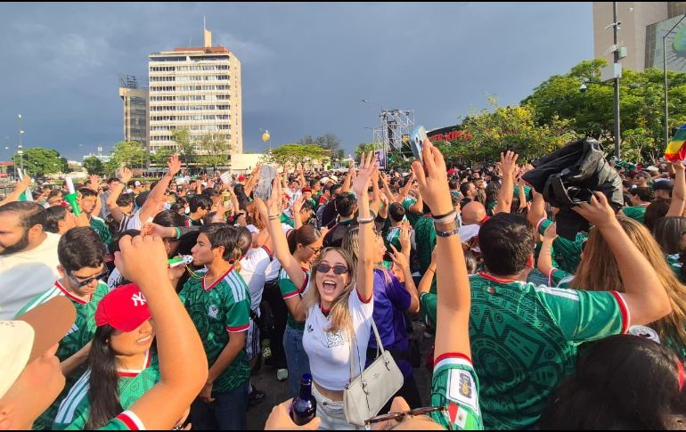 35 mil aficionados se reunieron en la Minerva con la ilusión de ver a la Selección Mexicana ganar en su tercer y último partido de la Fase de Grupos. EL INFORMADOR / O. GONZÁLEZ