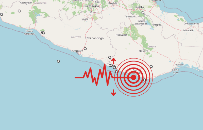 Sismo en Oaxaca. ESPECIAL / SSN&nbsp;