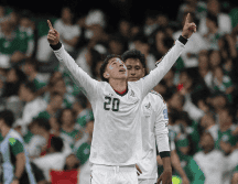 Mateo Chávez hizo su debut en el Mundial 2026 y con gol incluido. AFP/I. ROSAS