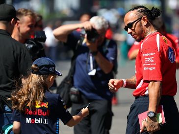Lewis Hamilton. El piloto de Ferrari llega a Austria  motivado tras su victoria en Barcelona y con la misión de recortar los puntos que lo separan del líder Kimi  Antonelli EFE/A. Szilagyi