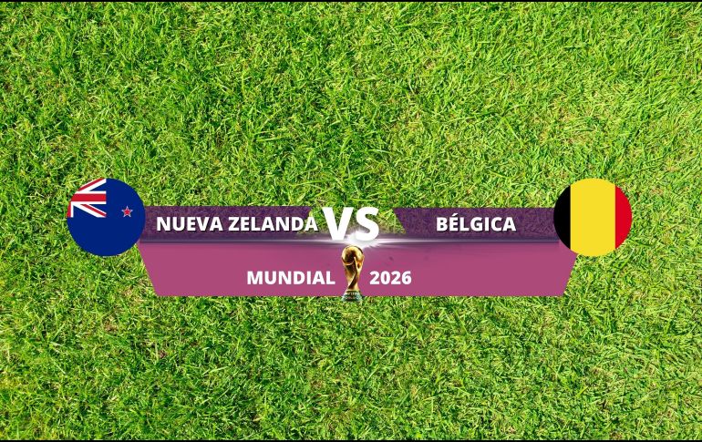 Nueva Zelanda y Bélgica se enfrentan en el Estadio Vancouver por la tercera fecha del Grupo G del Mundial 2026. ESPECIAL / CANVA
