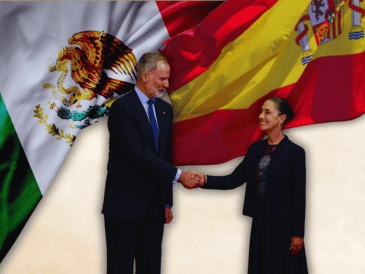 "Claudia Sheinbaum ha ido reconstruyendo la relación con España sobre un terreno minado", escribe Petersen. SUN / ARCHIVO