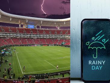Durante la tarde y la noche, los pronósticos indican un aumento drástico en la probabilidad de lluvia. ESPECIAL / EL INFORMADOR y CANVA