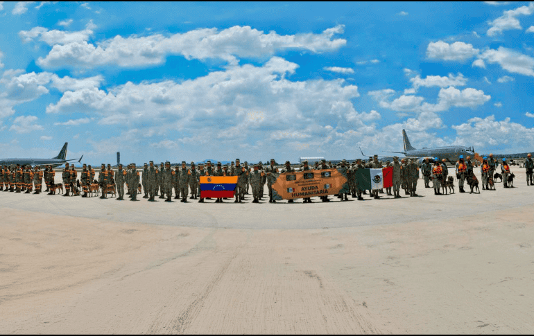 Ayuda humanitaria del Gobierno de México en camino a Venezuela. X / @Defensamx1