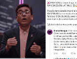 Los implacables internautas no solo tundieron al veterano presentador de Otro Rollo, sino que también lanzaron duras críticas contra el joven invitado.  X/@tutiasandra X/@LATINUS