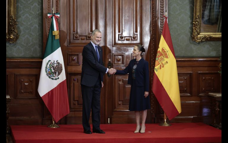 La reunión celebrada entre Sheinbaum y el Rey VI marcó un nuevo paso en el acercamiento entre México y España. EFE / ARCHIVO
